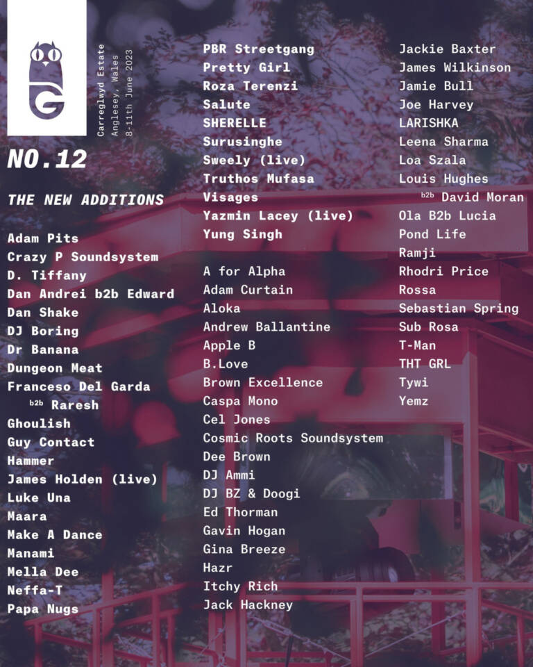 Gottwood 2023 phase 2 artists